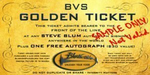 Blumvox Studios Golden Ticket - Ask Steve Blum Anything!
