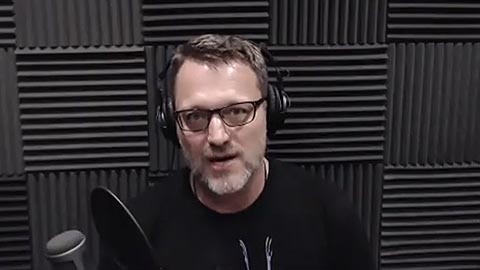 Steve Blum in the booth