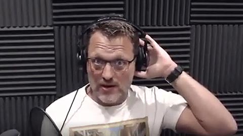 Steve Blum in the booth