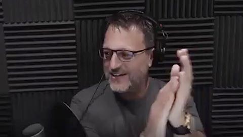 Steve Blum in the booth