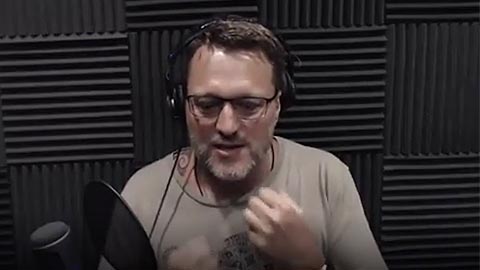 Steve Blum in the booth