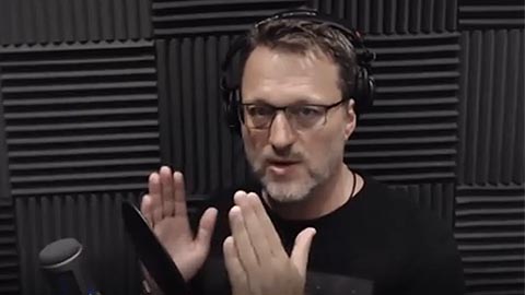 Steve Blum in the booth