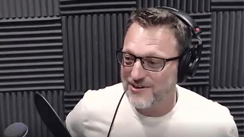 Steve Blum in the booth