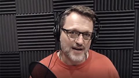 Steve Blum in the booth