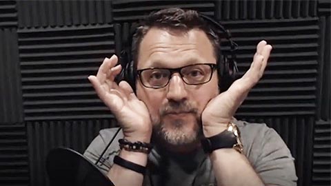 Steve Blum in the booth