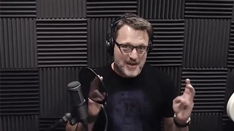 Steve Blum in the booth