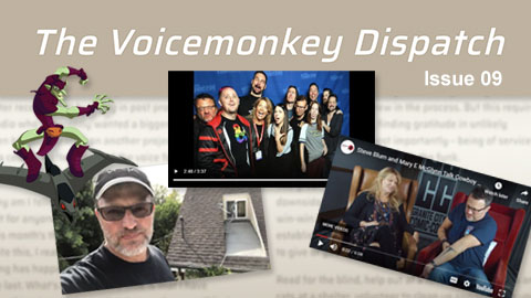 Banner Images for the Voicemonkey Dispatch Issue 9