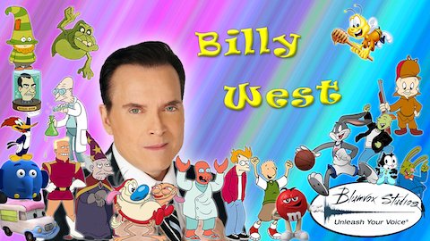Banner image of voice actor Billy West with popular Characters