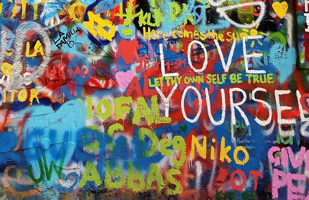 The Gift of No- John Lennon Wall in Prague